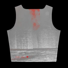 Dark Pyramid of Cestius Love Crop Top