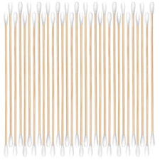 400 Tips 200ct 6 Inch Double-Ended Long Cotton Swabs with Strong Bamboo Stick...