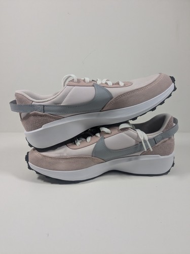 NUEVO EN CAJA Nike Waffle Debut Zapatillas Informales Para Mujer 11.5 Rosa Pálido/Gris Gamuza - Imagen 3 de 9