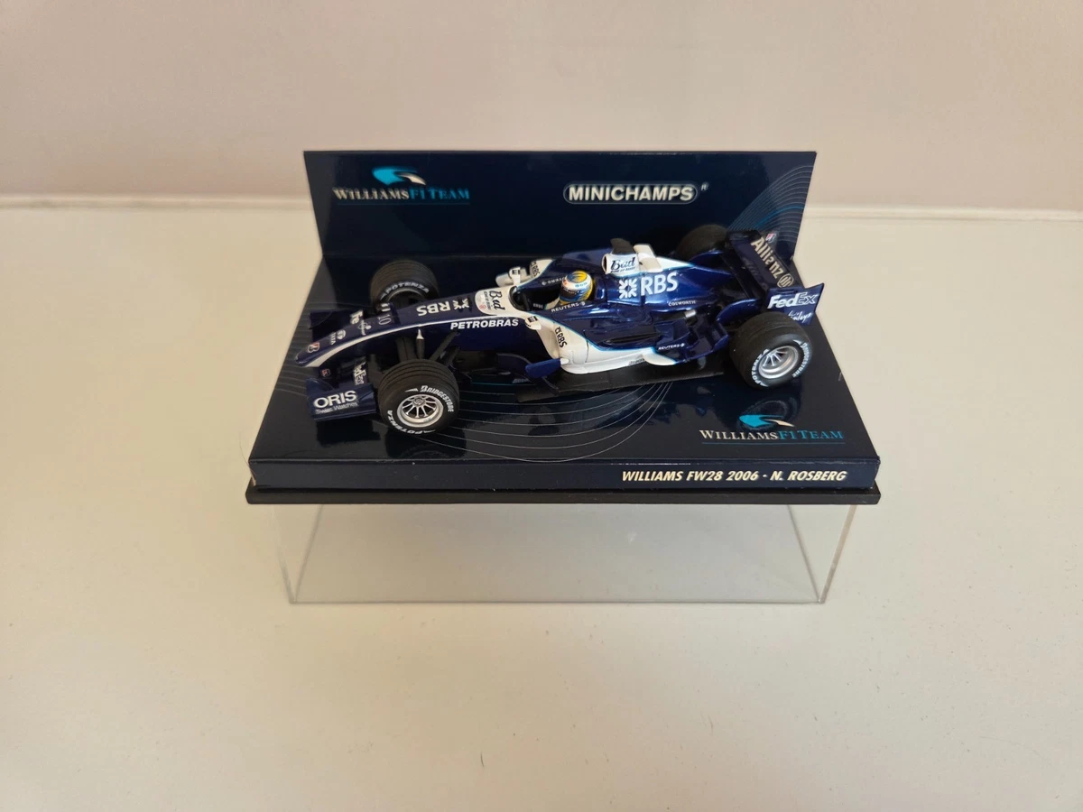 Miniature Williams Toyota FW29 1/43 – Nico Rosberg, Fuji Showcar 2008, Minichamps