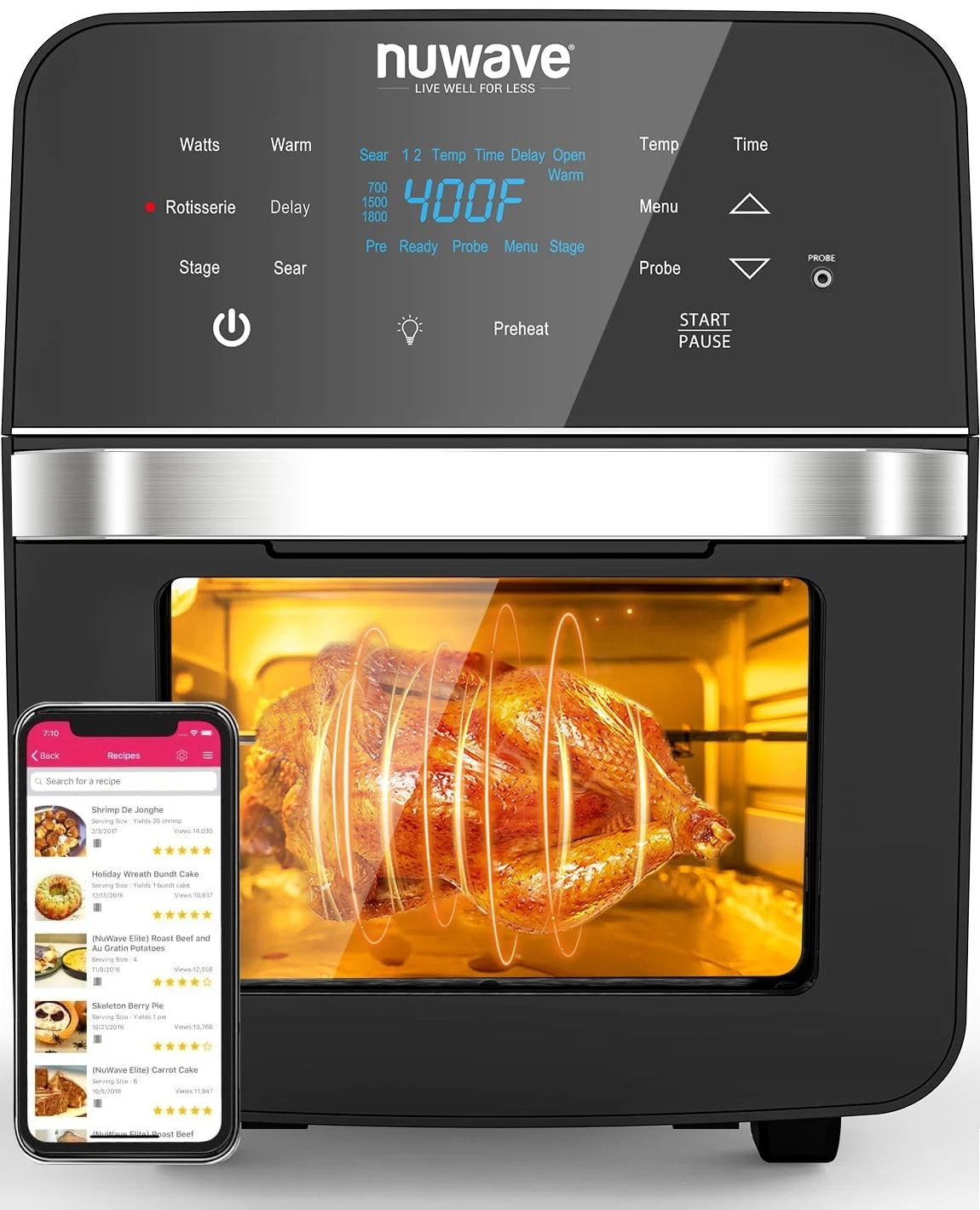 NuWave Brio Air Fryer Oven - Thumbnail 4