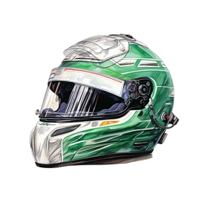Racing Driver Helmet Motorbike Helmet Self Adhesive Vinyl Sticker