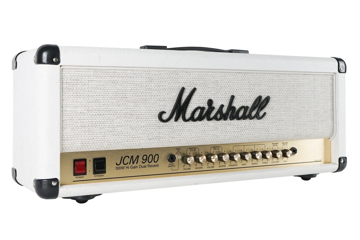 2012 Marshall Limited Edition JCM 900 4100 50th Anniversary White