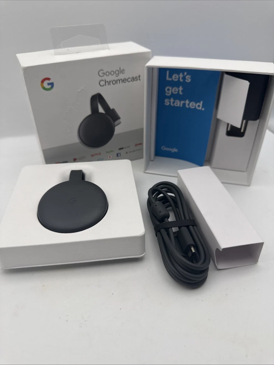 Google Chromecast (3rd Generation) HDMI 1080p (FHD) Maximum