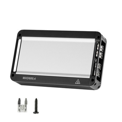 Uimoso 4-Channel 4000 Watt Car Amplifier Class-D Stereo Amp Max 4 x 600W@2 Ohms