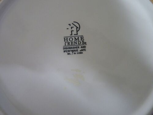 Home Trends Granada Ceramic Fruit Dinner Plate Apple Pear Grapes Plum 11” - Picture 4 of 4