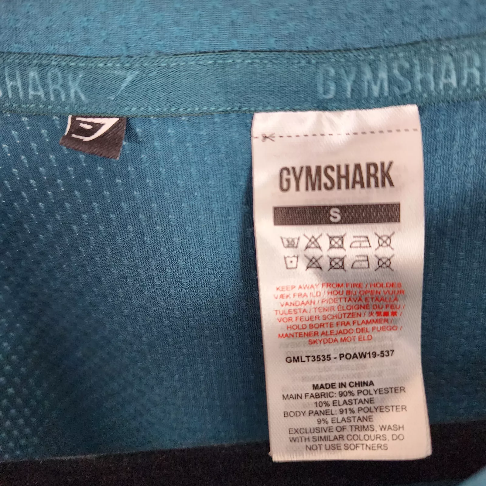 gymshark activewear stretch long sleeve shirt