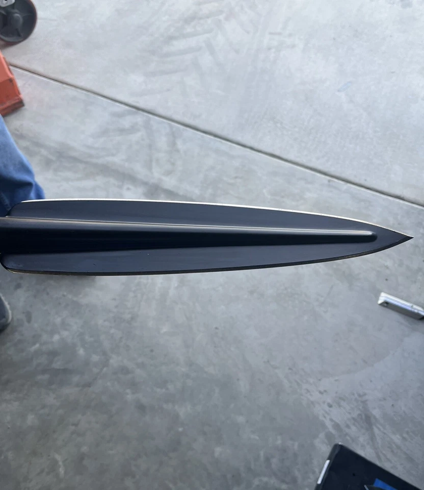 Lanza de caza de jabalíes de acero SK 5 de carbono medio frío con funda Secure Ex Foto 4 de 4