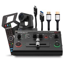 Roland PTZ-1G-V02 PTZ Single Camera Bundle with V-02HD MK II  Camera, Grey