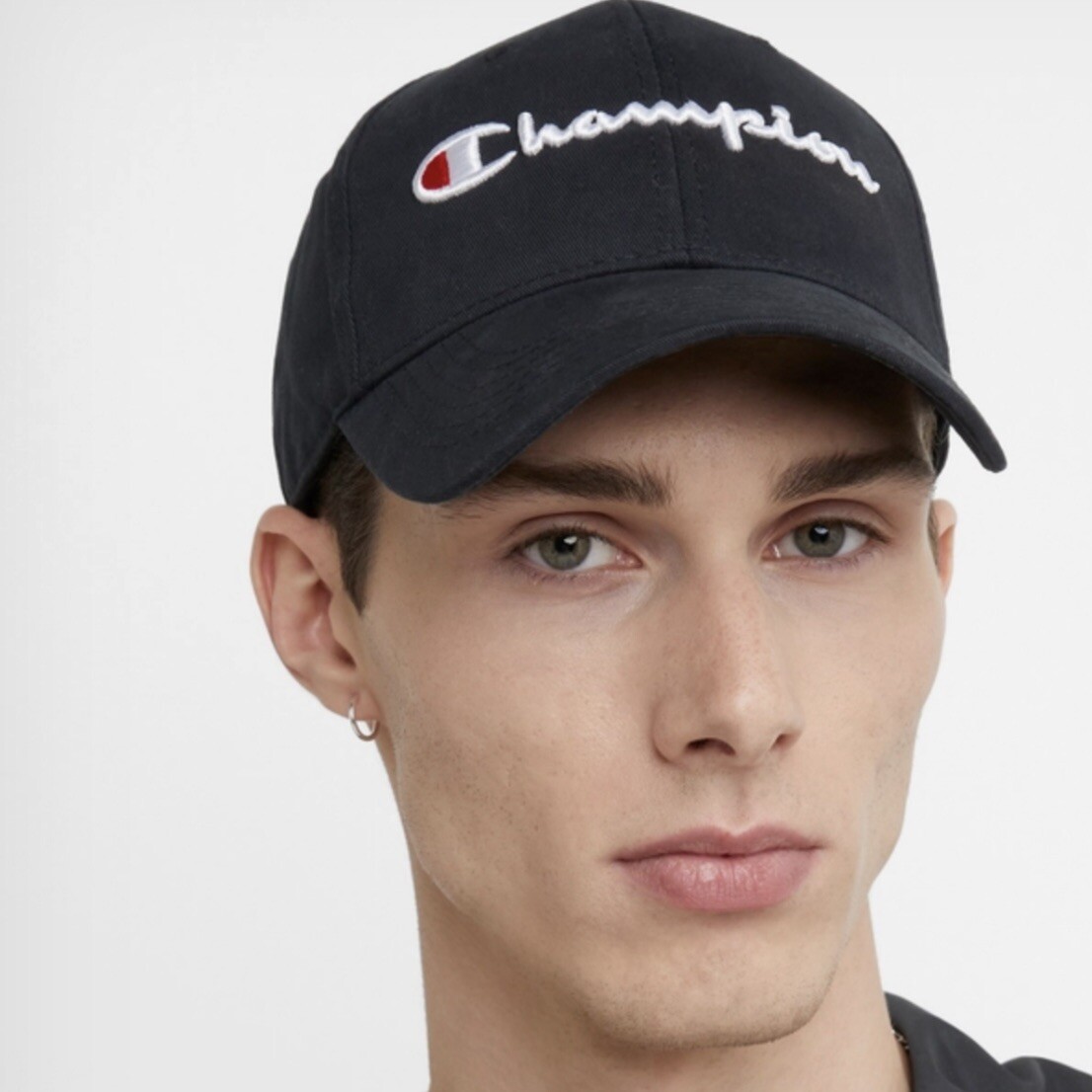 Champion Men's Ameritage Dad Adjustable Curved Bill Hat Black