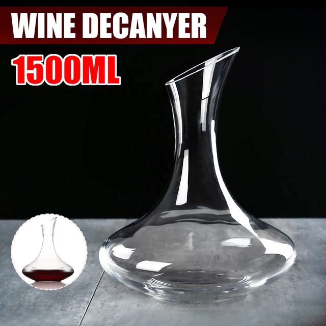 Wine Decanter Glass Crystal Red Wine Jug Brandy Pourer Champagne