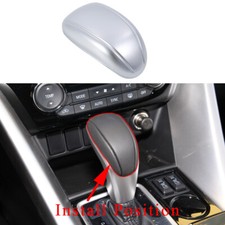 Cubierta de tapa de perilla de cambio de marchas cromada mate para Mitsubishi Eclipse Cross 2018-24
