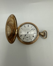 1899 Elgin Gold-Plated 15 Jewels Grade 130 Model 1 Pocket Watch Serial 7820633