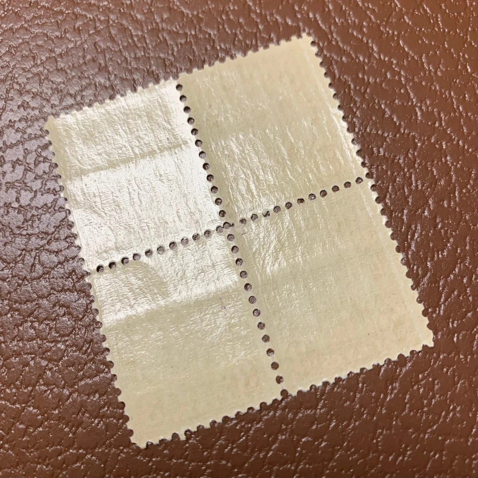 Vintage US Stamp Lincoln 3c Plate Block of 4 - Image 4 of 4