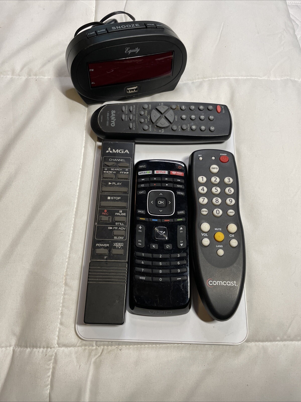 Remote Lot 4 Parts And Working Intertek Alarm Clock