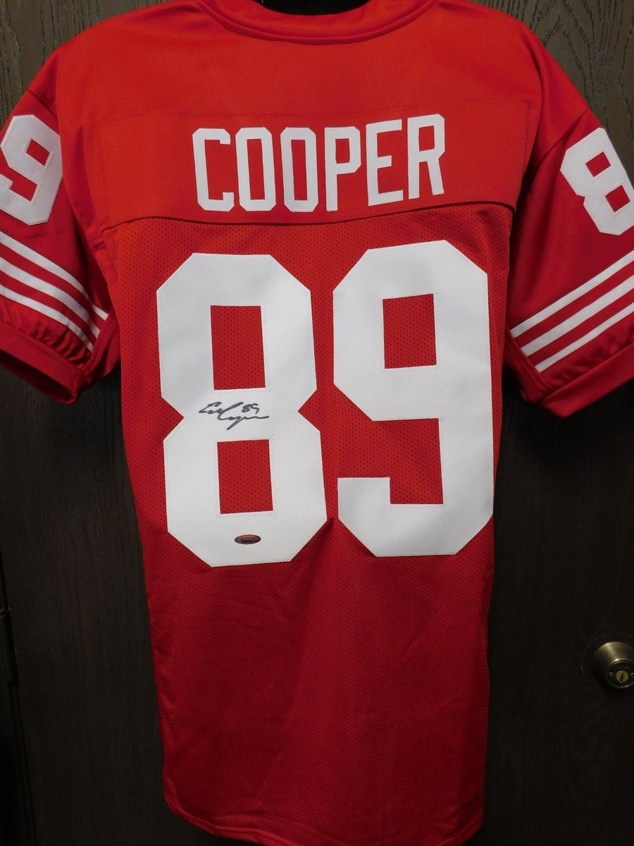 Earl Cooper San Francisco 49ers Signed Custom Jersey Tristar Auth