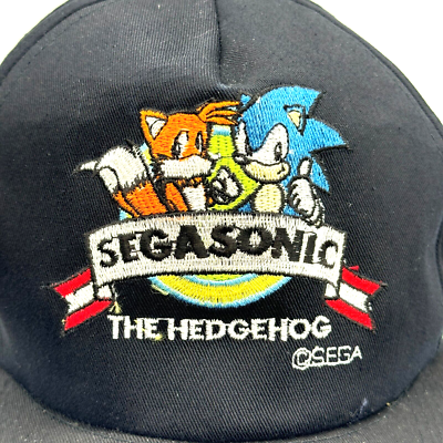 1994 Vintage Japanese Sega Sonic The Hedgehog Hat Black | eBay