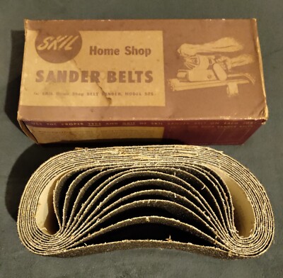 VTG Skil Cloth Coarse Sanding Belts Model 525 Type A Grit 2 1/2 7740 10 Pk 2 1/4