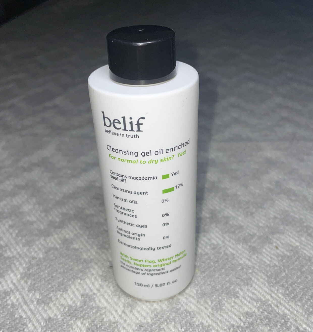 Belif Cleansing Gel Oil Enriched 5 07 Fl Oz EBay