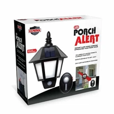 LED Porch Alert Light Motion Sensor Alarm Infrared Wireless Secure System.