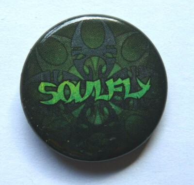Soulfly Button Anstecker Badge Pin Dark Ages 2,5cm