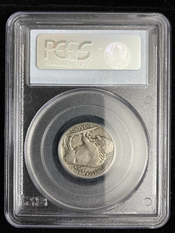1917 D Buffalo Nickel PCGS VF20 5C - Image 2 of 2