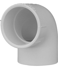 Charlotte Pipe 1-1/2 In. Slip x Slip Schedule 40 90 Deg. PVC Elbow 1/4 Bend