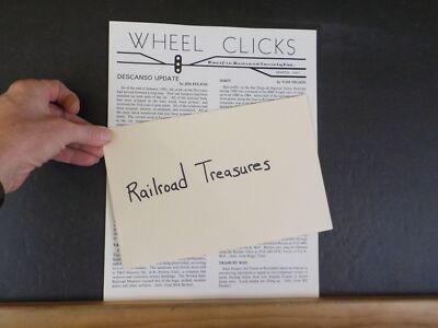 Wheel Clicks 1991 März Pacific Railroad Society Descanso Update