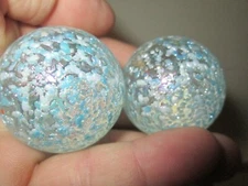 2 MAMMOTH 1 5/8 INCH 42MM SNOWFLAKE BY VACOR / MEGA MARBLES