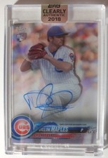 2018 TOPPS CLEARLY AUTHENTIC RC AUTO DILLON MAPLES