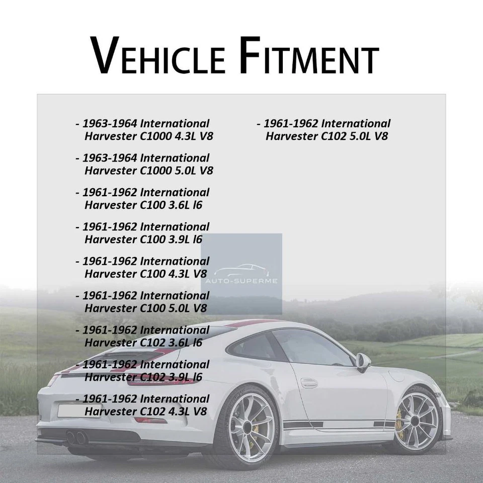 Línea de manguera de freno trasero 2x para International Harvester D1000 5,0 L 1965 Foto 4 de 4