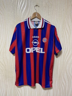 BAYERN MUNICH 1996 1997 HOME FOOTBALL SHIRT SOCCER JERSEY ADIDAS