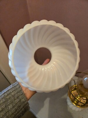 Vintage Milk Glass Lamp | eBay
