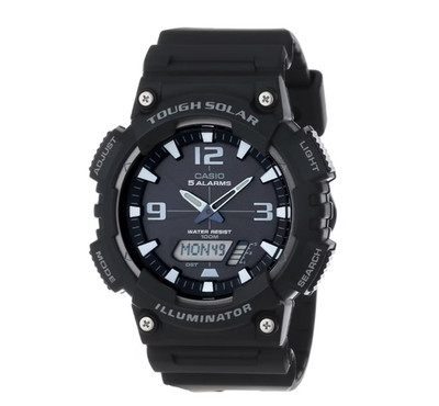 Casio Men's Tough Solar Sport Watch AQ-S810W-1AV Black Ana-Digi New