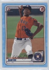 2020 Bowman Draft Sky Blue Border 45/499 Alex Santos #BD-139 0nr3