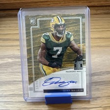 2022 Panini Impeccable Rookie Autographs Quay Walker Packers Auto #147 /99