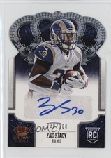 2013 Panini Crown Royale Silver Die-Cut Signatures /100 Zac Stacy #199 Auto 15w6