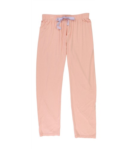 P.J. Salvage Womens Solid Pajama Lounge Pants, Orange, Small