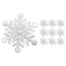 Iplusmile 10-Piece Set Of Snowflake Patches, Appliques, Snowflake Stickers, Iro_