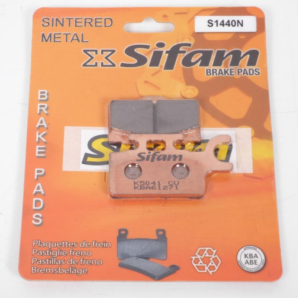 Plaquette de frein Sifam avant moto Kawasaki KX 65 pour stopper le manque de mordant