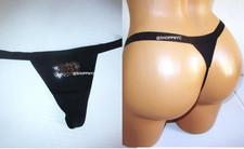 VICTORIA'S SECRET Cotton V-String Thong Panty S M L XL Glitter Graphic FREE SHIP
