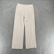 Barefoot Dreams Pants Womens Small Beige Cozychic Ultra Lite Straight Lounge