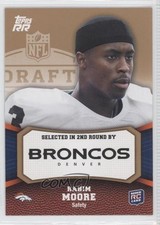2011 Topps Rising Rookies Gold Rahim Moore #166 0m8