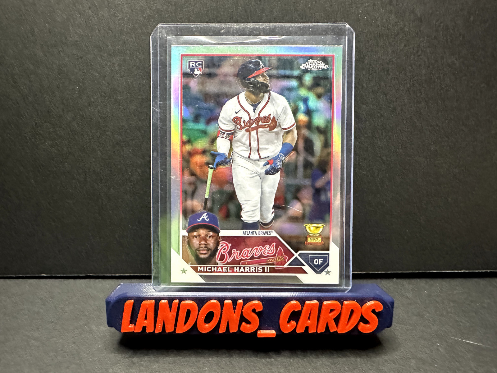 2023 Topps Chrome Michael Harris II Refractor Rookie Atlanta Braves #79