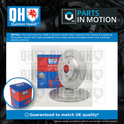 2x Brake Discs Pair Solid fits MERCEDES GLB220D X247 2.0D Rear 2019 on OM654.920