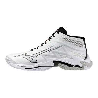 MIZUNO Volleyballschuhe Wave Lightning Elite MID V1GA2605 51 weiß x schwarz