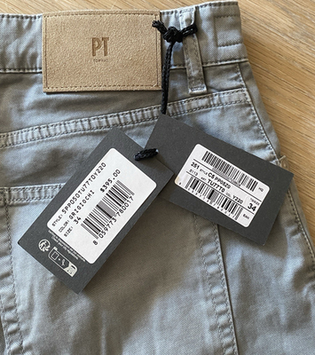 #ad #ad PT Torino Men#x27;s Italian Chino Pants Gray Cotton $395 New Size 34 NWT $71.95