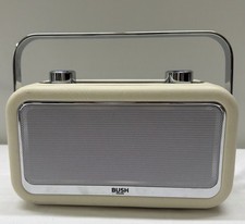 Bush Classic Leather Look Bluetooth DAB Radio - Cream