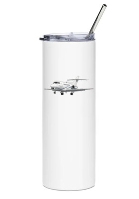 Hawker 700 Stainless Steel Water Tumbler with straw - 20oz.