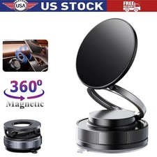 360  Vacuum Magnetic Phone Holder Suction Cup Car Mount with Foldable Stand LOT
